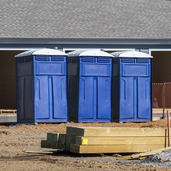 what is the maximum capacity for a single portable restroom in Fort Benton MT